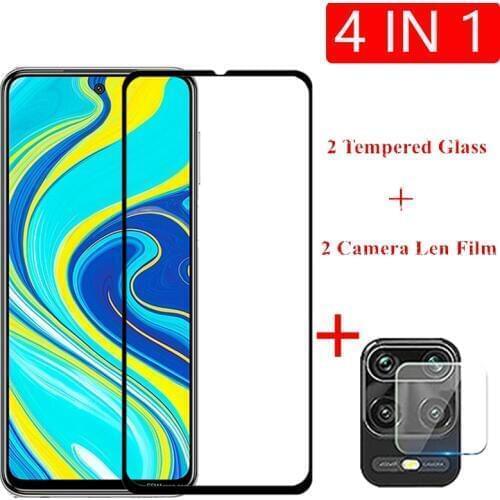 2Pcs For Xiaomi Redmi Note 9S Glass for Xiaomi Mi 10 Lite Redmi Note 9 8 7 Pro 8T 7A 8A Tempered Glass Screen Protector Len Film