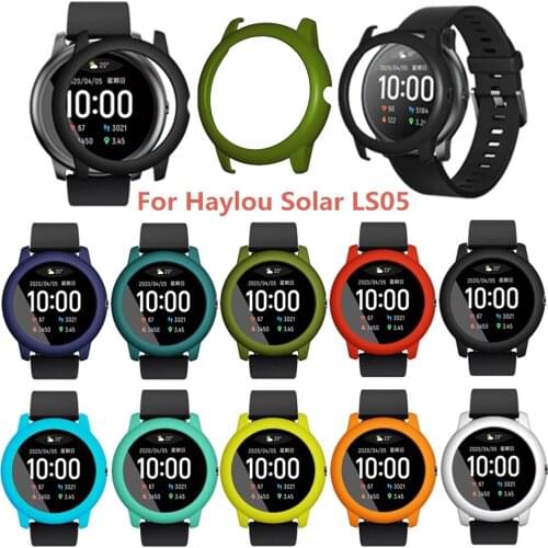 PC hard Protector Case Cover Shell Protective For Xiaomi haylou solar ls05 Smartwatch Frame shock-resistance Cases Accessories