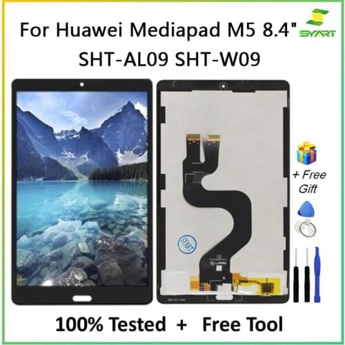 8.4'' LCD Screen For Huawei MediaPad M5 SHT-AL09 SHT-W09 LCD Display Replacement +Touch Screen Glass Digitizer Plane Assembly