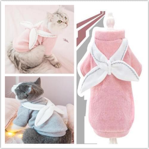 Winter Warm Pet Clothes For Small Medium Cats Angel wings cat Knitted Sweater Costumes Kitten Coat Jacket Pet Cat Dog Clothing