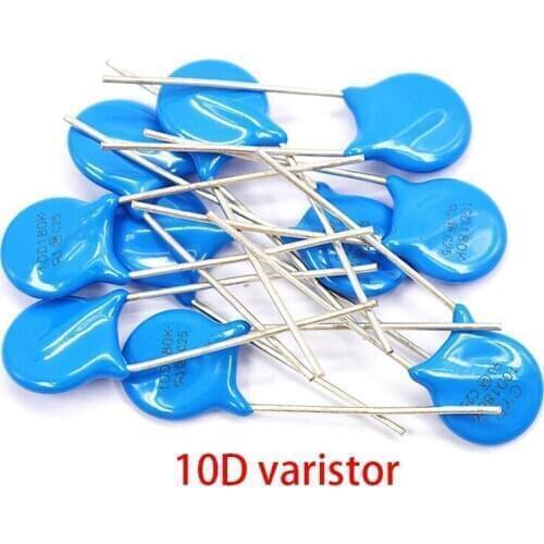 10pcs varistor 10D471K 10D270K 10D330K 10D390K 10D470K 10D151K 10D241K 10D271K 10D331K 10D391K 10D431K10D561K 10D681K 10D821K