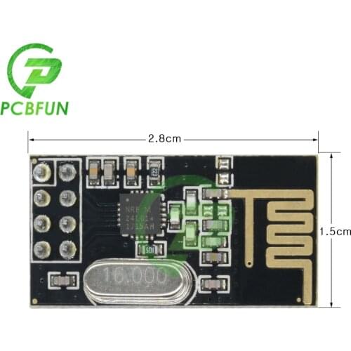 125 CH NRF24L01+ 2.4G Antenna Wireless Data Transmission Module 8PIN Transceiver Module High Efficiency 1.9-3.6V For Arduino