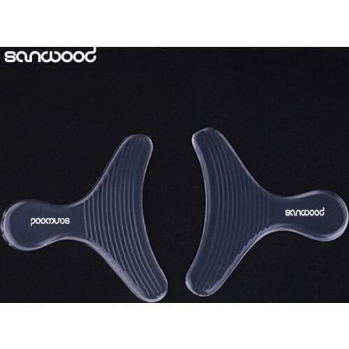 2 Pairs Silicone High Heel Shoes Insole Pad Cushion Grips Foot Protect Heel Liner