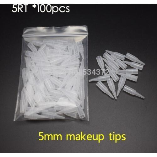 5RT* 5MM Disposable Permanent Makeup Eyebrow Machine Pen Tips