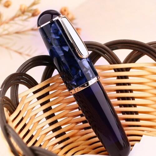 New Moonman Q1 Mini Acrylic Fountain Pen Purple Portable Ink Pen Iridium EF/F Nib Palm Short Writing Gift Set for Travel Office