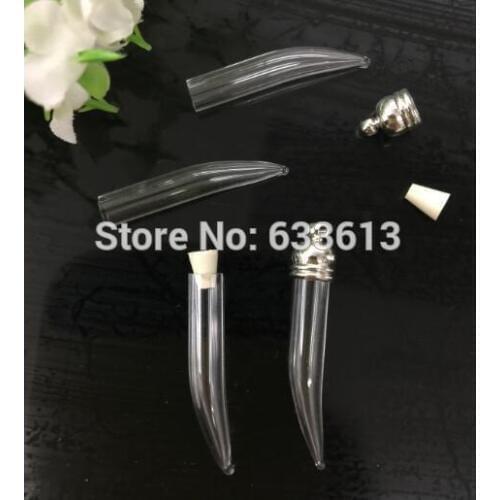 Free ship! 100pcs/lot pepperglass vial pendant , glass pendant , glass bottle, diy clear glass globe display with cap plug