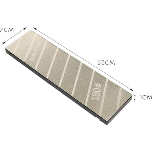 DMD Kitchen Double-Sided Diamond Sharpener 120# 180# Whetstone Knife Correction Diamond Sharpening Stone Grinder Honing Tools