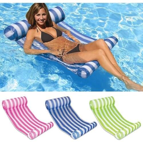 Hammock float swim water toy swim bed chair swimming pool inflatable water hammock bed 70%PVC,30%High-strength polyester yarn