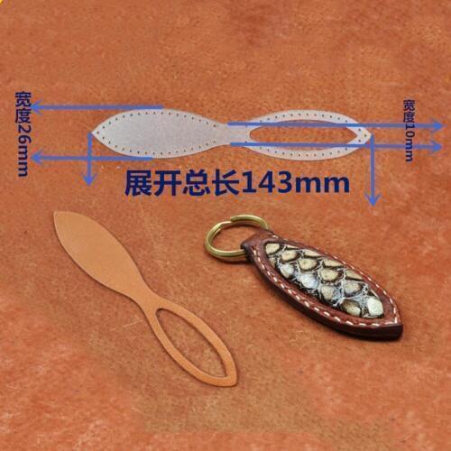 Leather craft template cutter inlay key ring buckle die cutting knife mould leather hole punches tool set deri el aletleri