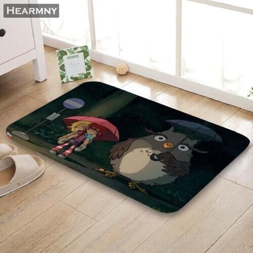 Nice Totoro Doormat Outdoor Floor Mat Home Creative Mat Super Soft Absorbent Bathroom Door Entrance Mat 40X60cm,50x80cm