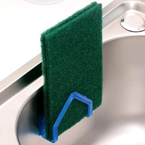 Kitchen Sponge Storage Rack Suction Dishcloth Dish Towel Rack Hanging Holder Suction Cup Sink Soap Hanging Shelves Kitchen Tools