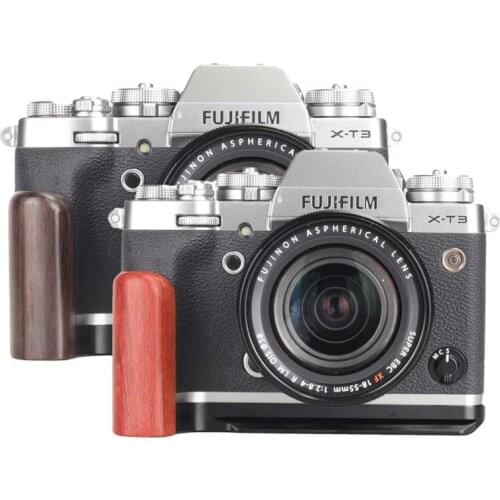 Vertical L Type Bracket Tripod Quick Release Plate Base Grip Handle For Fuji Fujifilm X-T3 XT3 XT-3 Camera Arca-Swiss