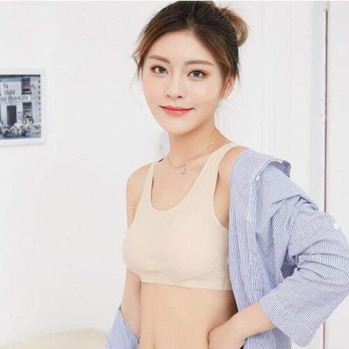 M-5XL New Women Tank U-shaped Tube Top Bra Seamless Beauty Back Wrapped Chest Anti-light Ladies Sports Fitness Top Bra Underwear