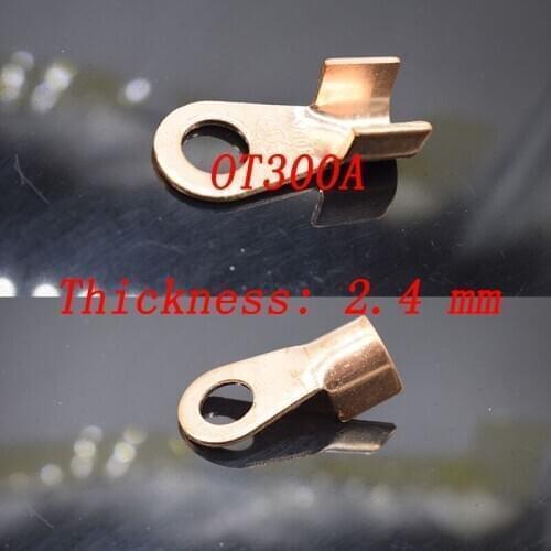 National standard open nasal a-class OT - 300 - A 2.4 MM thick Copper nose copper copper wiring terminal
