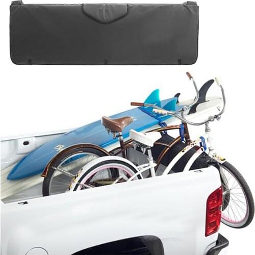 Truck Tailgate Pad Bicycles Rear Fixed Protective Tail Cushion Bike Tailgate Cover Protection Pad MTB Pick-up Pad Accessories