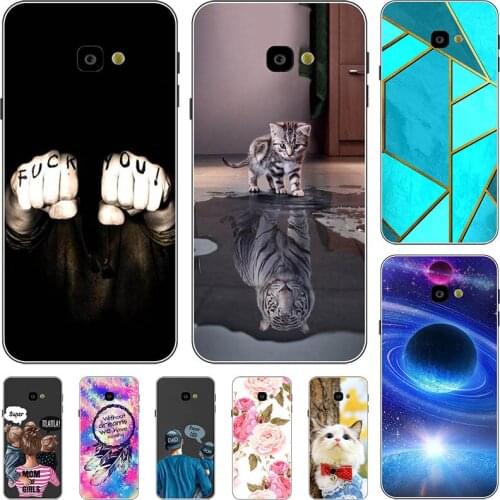 New Silicone Phone Case For Samsung Galaxy J4 Plus 2018 J415 J4+ Core J410 j 4 Prime J400 Case Cartoon Soft TPU Back Cover