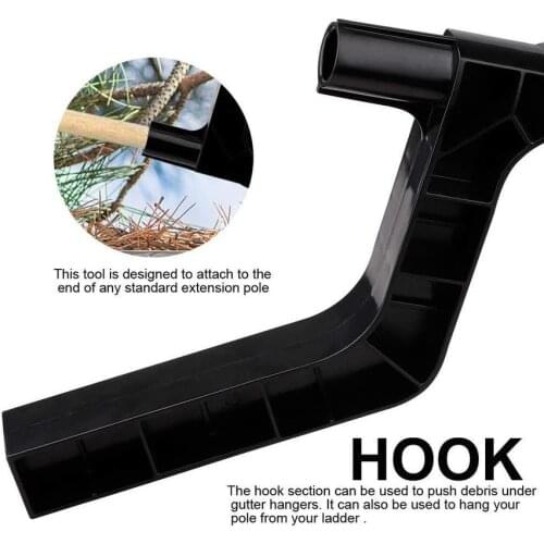 Roof Cleaner Leaves Cleaning Roof Sink Hook The Gutter Tool Scoop Behind Skylight Roof Cleaning for Hole Home Garden Supply