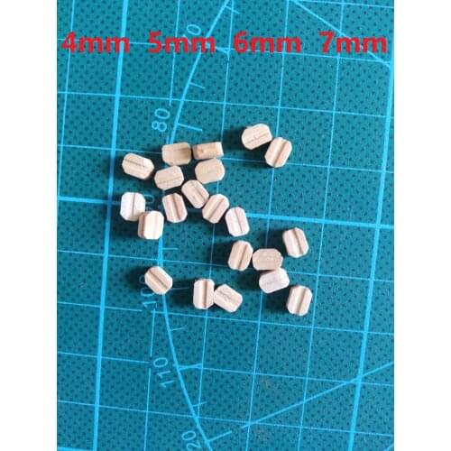 Wholesale Schima superba Pulley single pulley Chinese cherry wood pulley 4 size you choose 20pcs /set