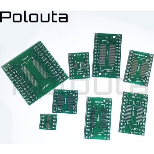 50PCS SOP16 Polouta Pcb Prototype Copper Plate Triac Circuit Board Breadboard Protoboard Textolite Lanardo Arduino Pcb Board
