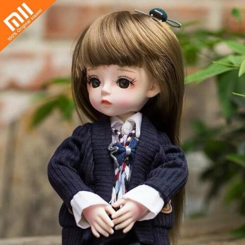 Xiaomi 30cm BJD Doll Movable Joints Fashion Clothes Shoes Style Dress Up Baby Dolls Princess Doll Girl Barbie Birthday Gift Toy
