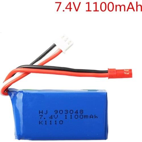 V353 A949 A959 A979 K929 1/18 Rc Car Battery 7.4V 1100mah A949 27 Part for Wltoys RC Car Part