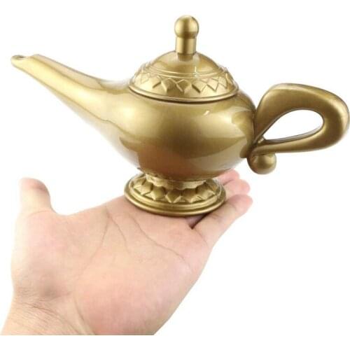 Halloween Party Magic Supplies Plastic Genie Lamp Movie Cosplay Show Props For Children Home Birthday Party DIY Decorations