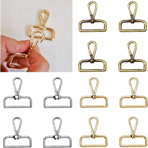 4pcs Lobster Clasps Carabiner Bag Keychain Lanyard Swivel Snap Hook Buckles