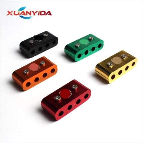 Aluminium Alloy Spark Plug Electrical Wire Clamp Separator Line Ignition Cable Clip for Car Decoration