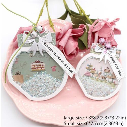 ZFPARTY Candy Jar Shaker Metal Cutting Dies Stencils for Scrapbooking/photo album Decorative Embossing Paper Cards