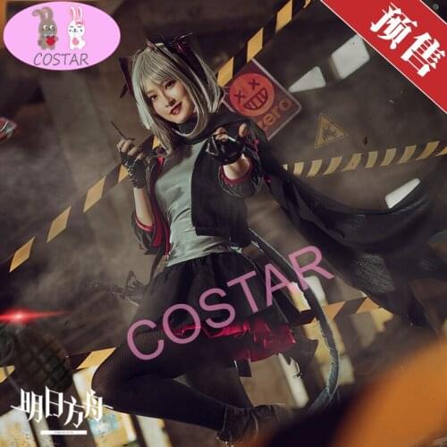 Game Arknights W Medic Black Uniform Suit Cosplay Costume Dailydress Halloween Outfit For Women 2020 New