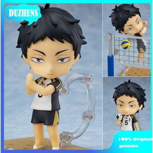 100% Original: Anime Haikyuu!! Akaashi Keiji Q version figma Action Figure Anime Figure Model Toys Figure Collection Doll Gift