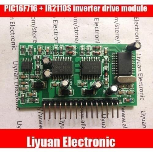 2pc Sine wave inverter driver board PIC16F716 + IR2110S / inverter drive module