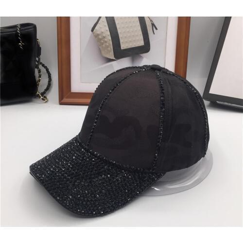 The new printing surface baseball cap diamond curved eaves cap with summer sunshade is prevented bask in men and women