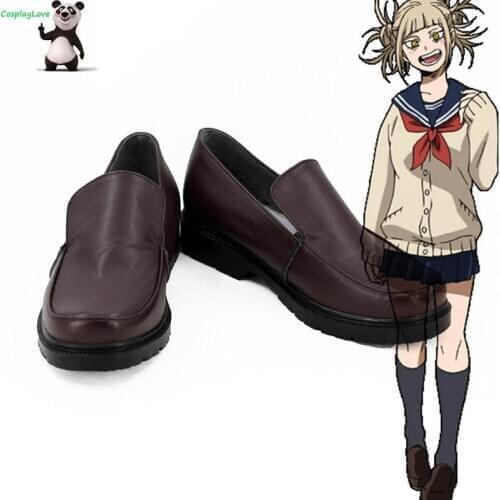My Hero Academia Boku No Hero Akademia Himiko Toga Black Cosplay Shoes Boots CosplayLove