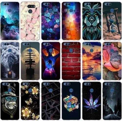 Case for Huawei Honor 7X Case Soft Silicone Cover for Huawei Honor 7X L21 L22 L24A Cover Coque for Huawei Honor 7 X Phone Cases