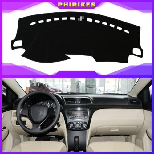For Suzuki Ciaz 2014-2018 Dashboard Cover Mat Pad Dashmat Dash Cover Sun Shade Instrument Protect Carpet Car Styling Accessories