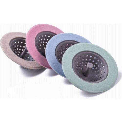 Kitchen Sink Strainer Stopper Household Sink Filter Bathroom Drain Hair Catcher Waste Plug 1Pcs