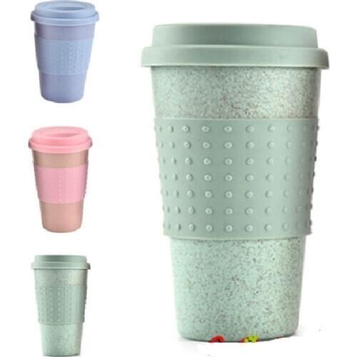 2020 New Hot Fashion Pure Color Reusable Coffee Cups High Quality Non-slip Eco Friendly Travel Coffee Mugs Easy To Clean