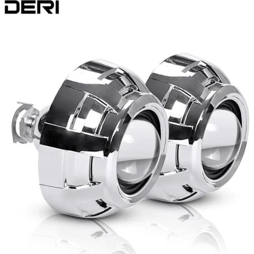 2.5 inch Bi-Led Lenses HID Xenon Projector Lenses Car Headlight Styling Retrofit for Auto H7 H4 Headlamp Lenses Use H1 Led Bulbs