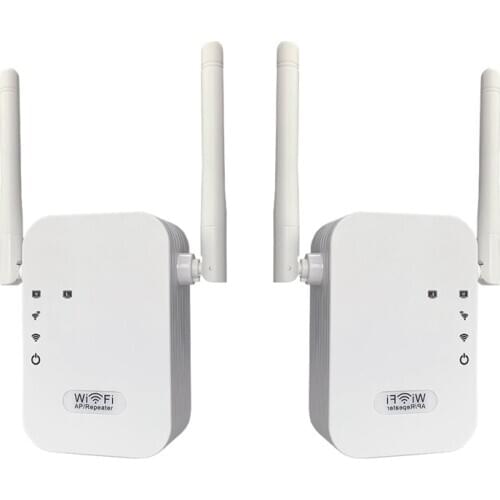 M-95C Wireless Repeater, 300M WiFi Signal Extender, Dual Antenna Routing Network Expansion Booster