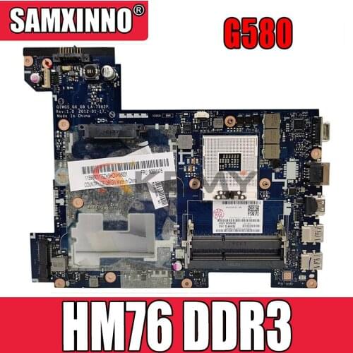 Akemy QIWG5_G6_G9 LA-7982P motherboard for Lenovo G580 laptop mtherboard PGA989 HM76 DDR3 100% fully tested