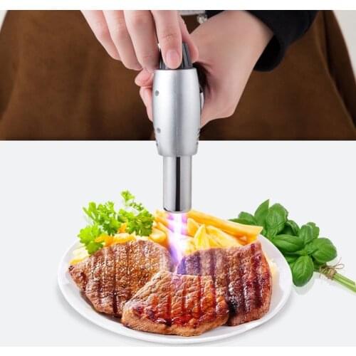 Refillable Gas Butane Blow Torch Jet Lighter Culinary Solder Cooking Baking Chef Tool In Stock