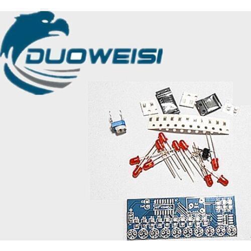 Water Lamp Kit NE555+CD4017 Water Lamp Electronic DIY Kit