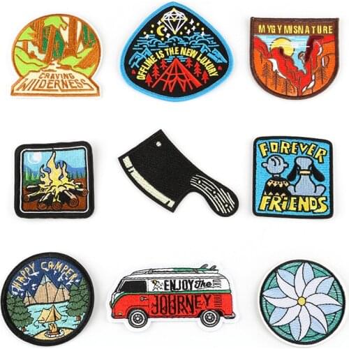 1pcs Cute Life Theme Embroidered Patches Sew On/Ironing Applique Stickers Badge Accessories Decoration Clothing DIY