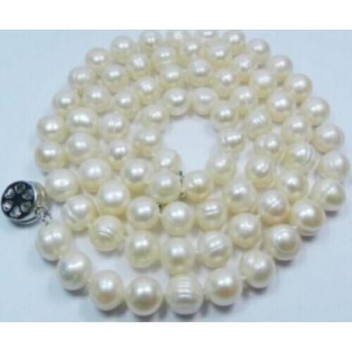 Natural!8-9mm Akoya Cultured Pearl Necklace 17'' Factory Wholesale price Women Gift word Jewelry
