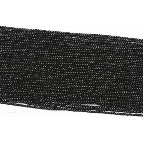 Natural black agat stone onyx carnelian 2mm 3mm round beads new fashion elegant diy jewelry loose spacers beads 15inch B422