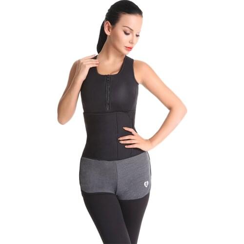 Sweat Sauna Vest for Women Waist Trainer Corset Fitness Waist Trainer Body Shaper Neoprene Body Shaper Weight Loss Corset