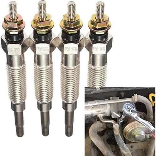 4 Pcs Heater Glow Plugs for Mitsubishi SHOGUN PAJERO /2.8 /4M40T /4M40 /GP5501 GP7554