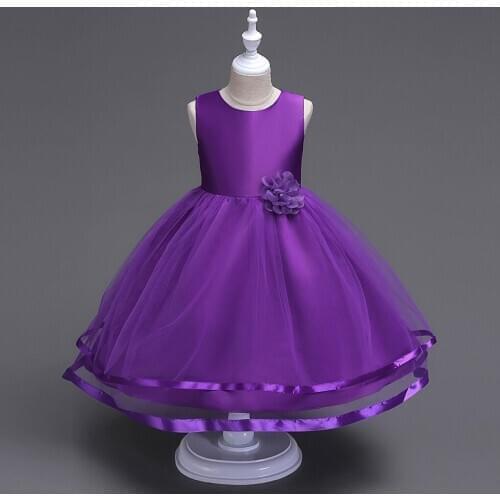 Princess Flower Girl Dresses 2019 New Hot Sale Childrens Wedding Birthday Party Kids Dresses Skirt Summer Girl Pengpeng Dress