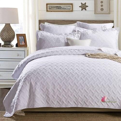 Beddings European and American Cotton Washed Cotton Airable Cover Summer Quilt Thin Duvet Quilted Bed Cover